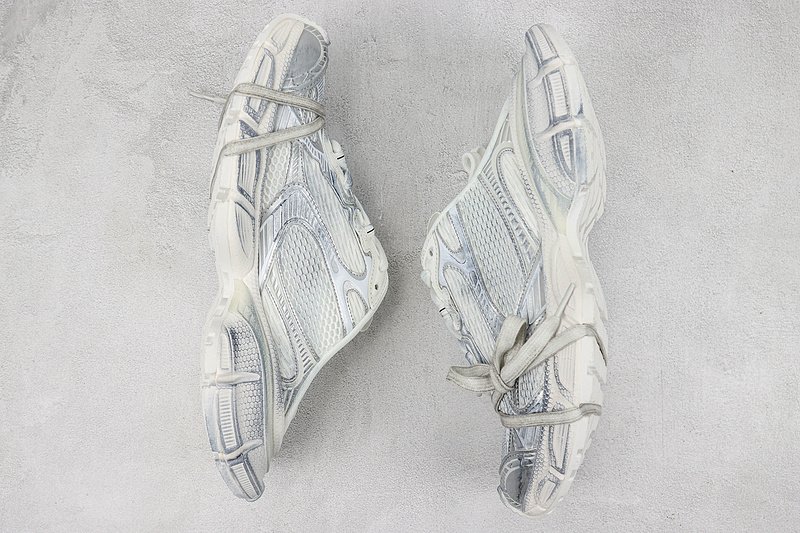 Balenciaga 3XL Mule "White/Silver" фото № 6