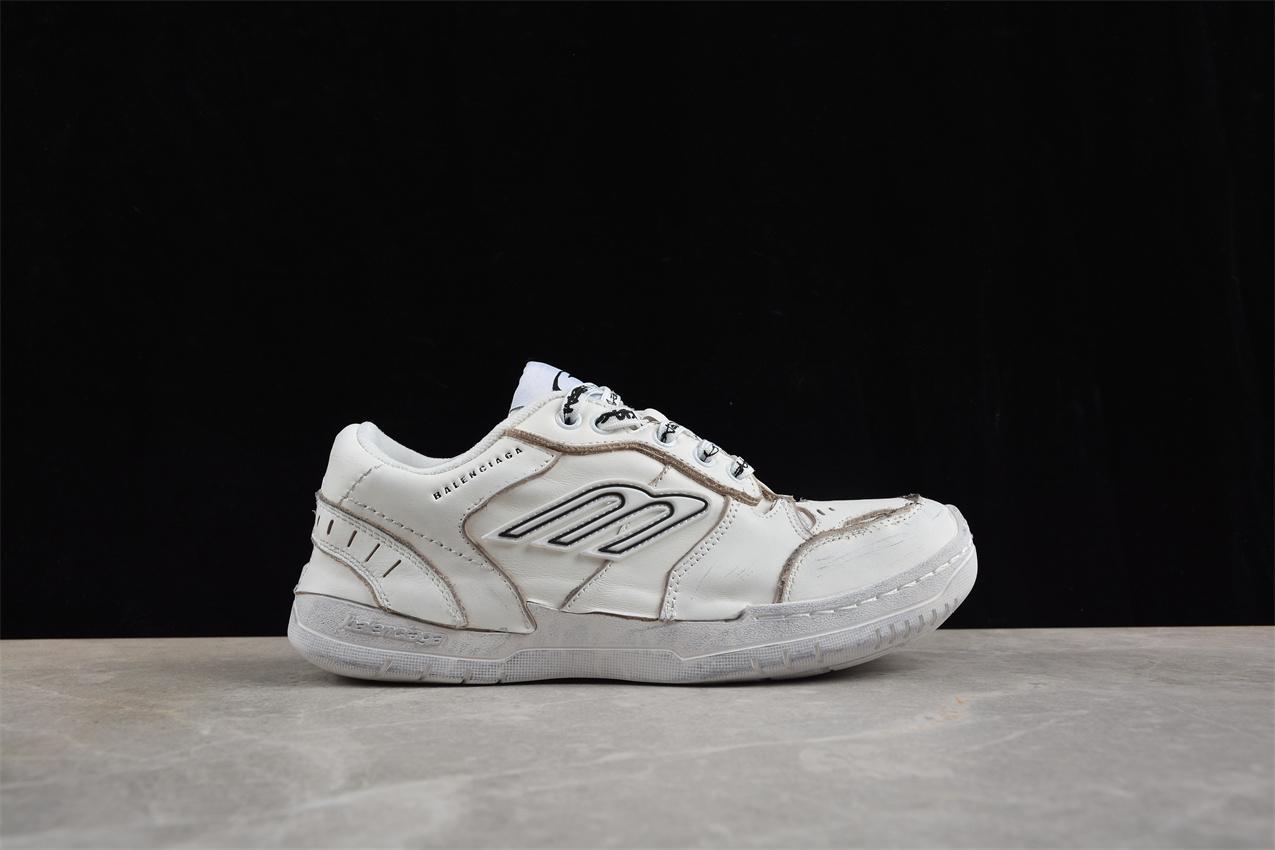 Balenciaga Hamptons Worn Out "White/Black/Brown" фото № 2