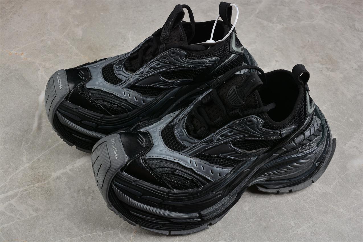 Balenciaga Platform 17 "Black/Grey" фото № 6