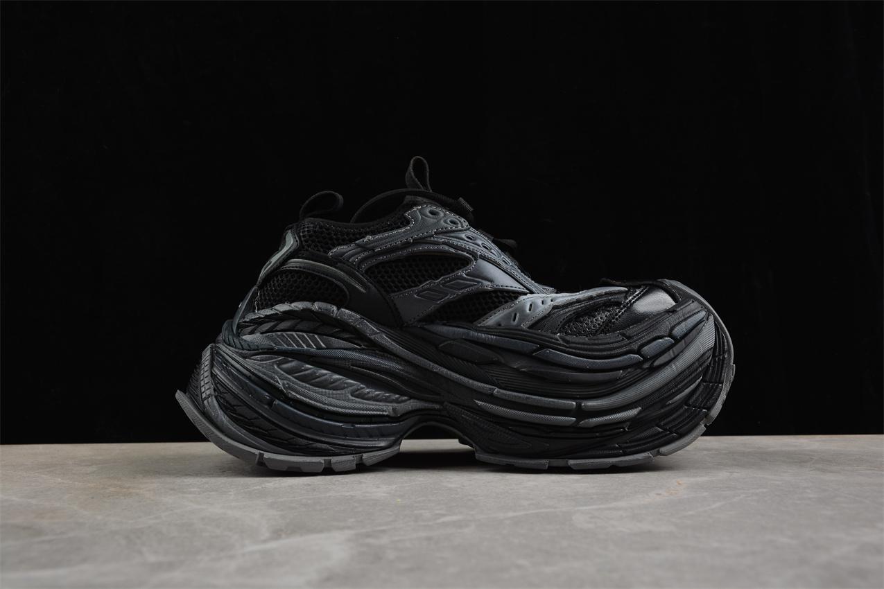 Balenciaga Platform 17 "Black/Grey" фото № 2