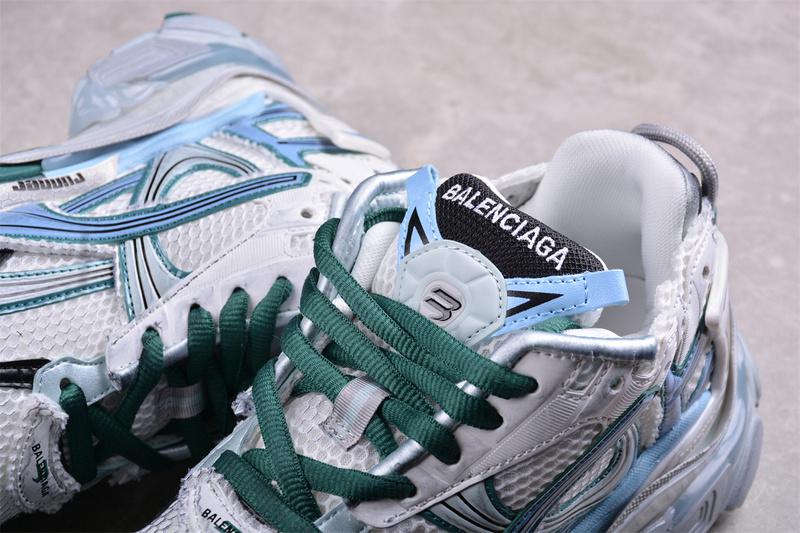 Balenciaga Runner "White/Silver/Green/Blue/Black" фото № 7
