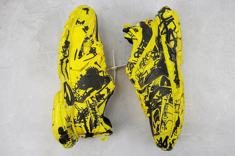 Balenciaga Track "Graffiti Yellow/Black" фото № 6