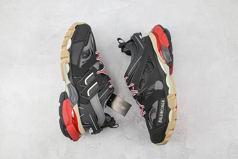 Balenciaga Track "Red/Black/Beige" фото № 7