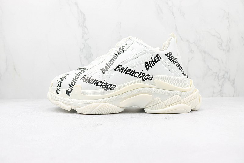 Balenciaga Triple S "White Logo" фото № 2