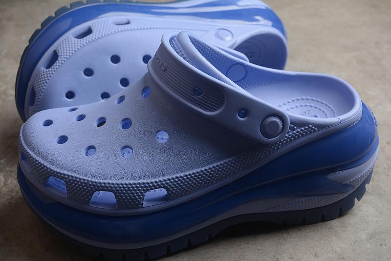 Crocs Baya Platform Clogs "Blue" фото № 6
