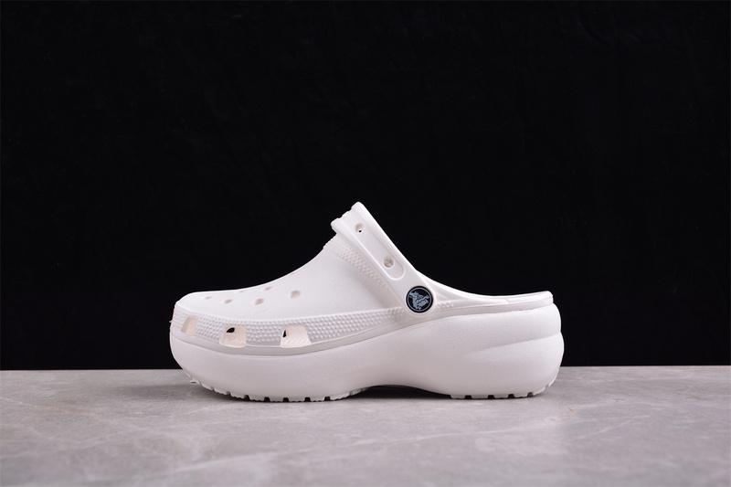 Crocs Classic Platform Clog "White" фото № 2