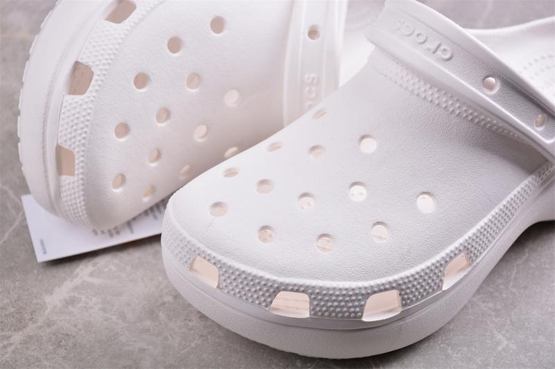 Crocs Classic Platform Clog "White" фото № 7