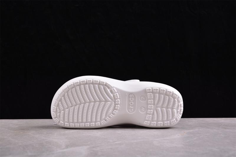 Crocs Classic Platform Clog "White" фото № 4