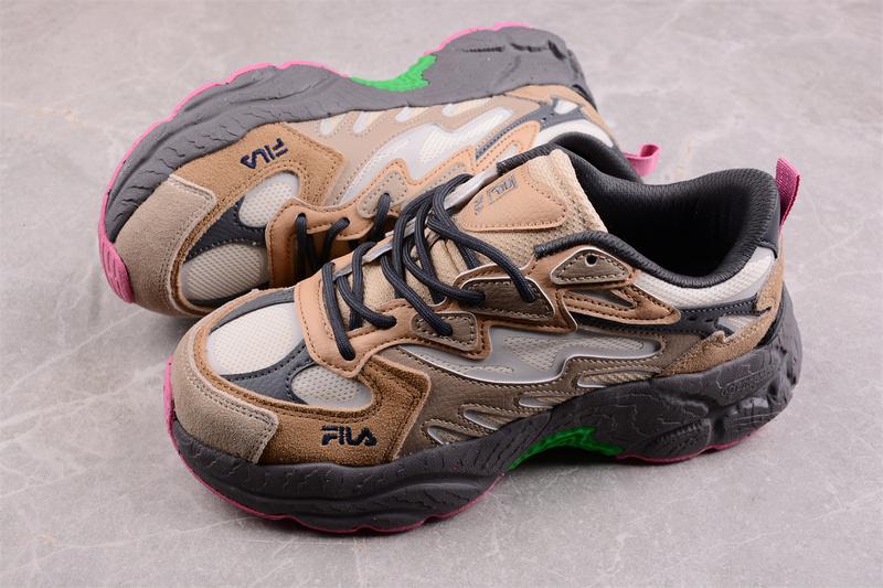Fila Fern Chunky Sneakers "Ouster Gray/Ice Coffee" фото № 6