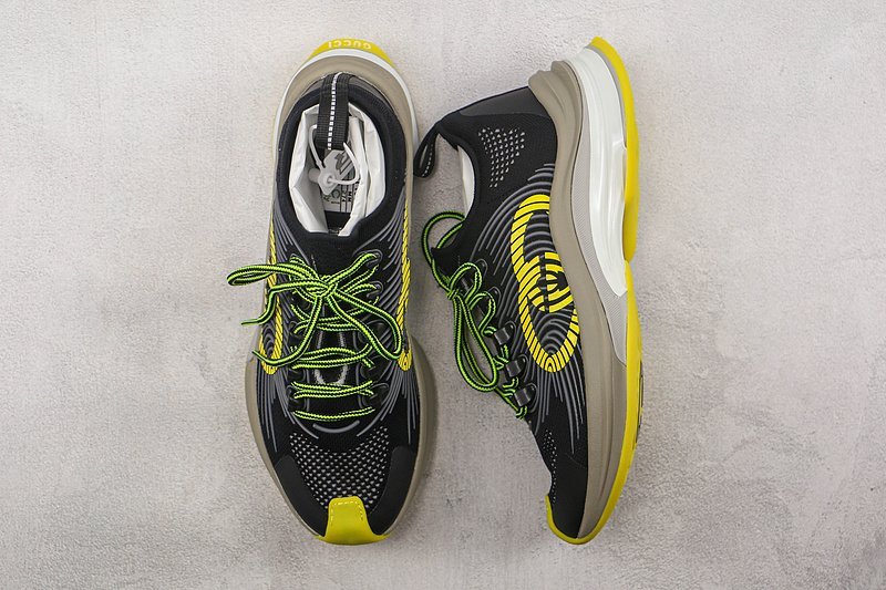 Gucci Run "Black/Yellow" фото № 6
