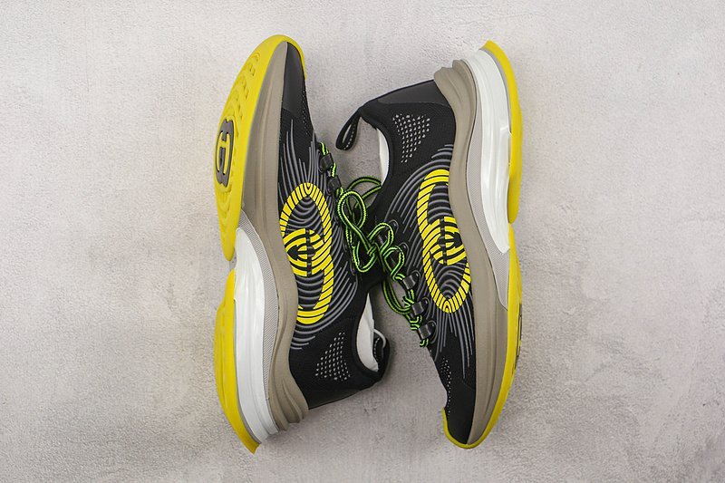 Gucci Run "Black/Yellow" фото № 7