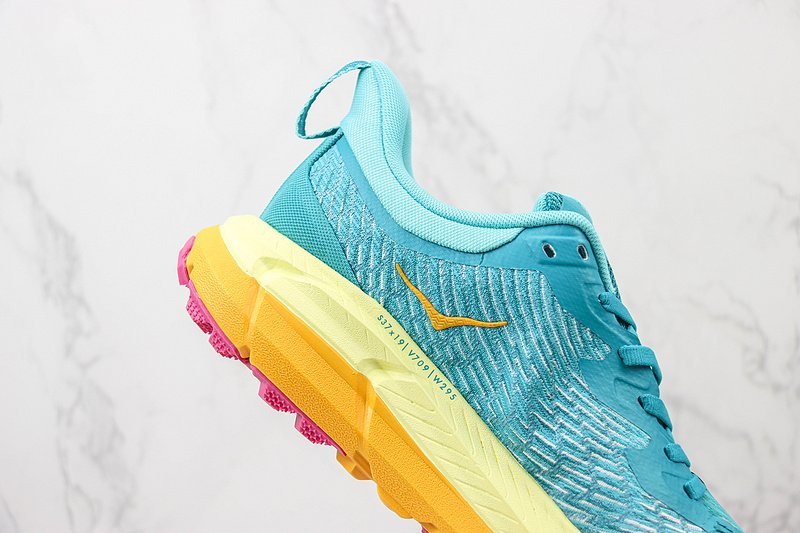 Hoka One One Mafate Speed 4 Low "Sea Blue/Sand Yellow" фото № 3