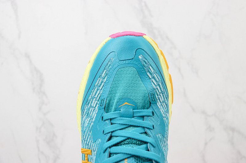 Hoka One One Mafate Speed 4 Low "Sea Blue/Sand Yellow" фото № 4