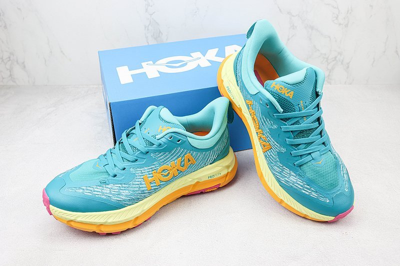 Hoka One One Mafate Speed 4 Low "Sea Blue/Sand Yellow" фото № 7