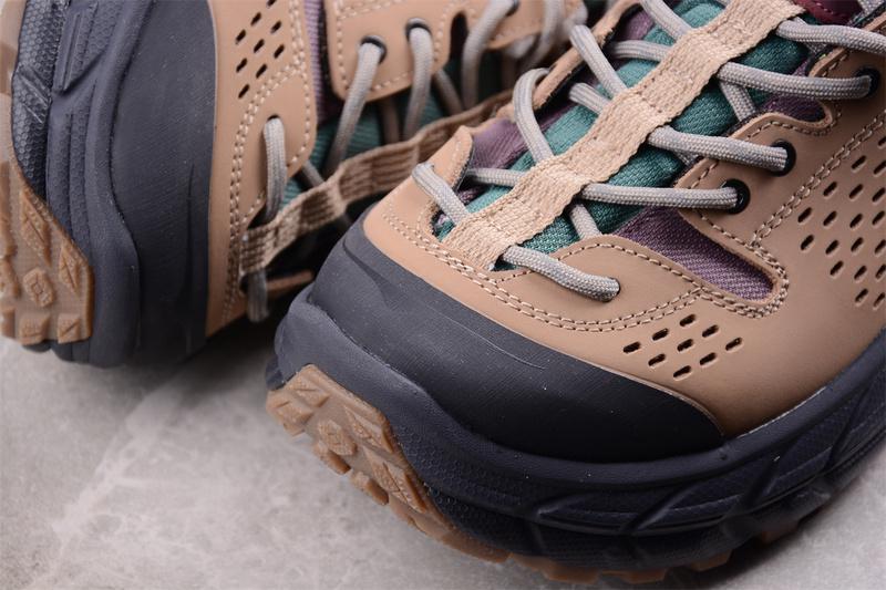Bodega x HOKA Tor Ultra Low Gore-Tex "Brown Natural/Blazing-Yellow" фото № 7