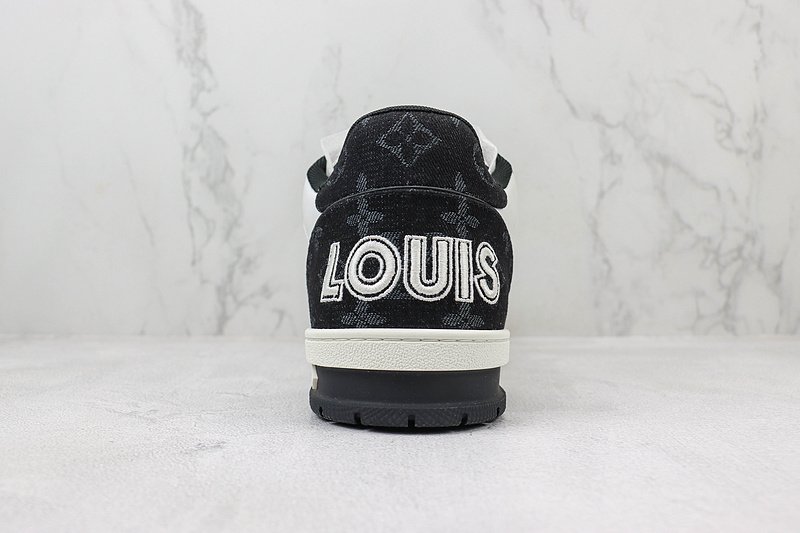 Louis Vuitton LV Trainer 2021 Low "White Signature/Black Monogram" фото № 8