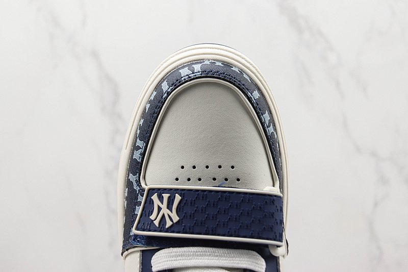 New York Yankees x MLB Chunky Liner Mid "Off White/Dark Blue/Monogram" фото № 4