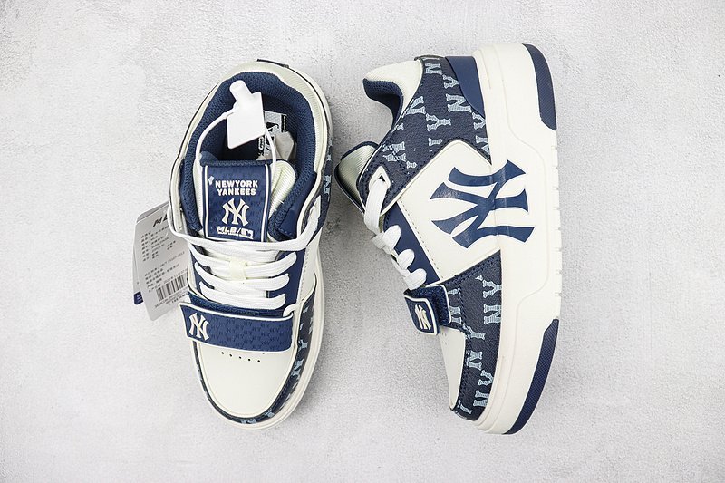 New York Yankees x MLB Chunky Liner Mid "Off White/Dark Blue/Monogram" фото № 6