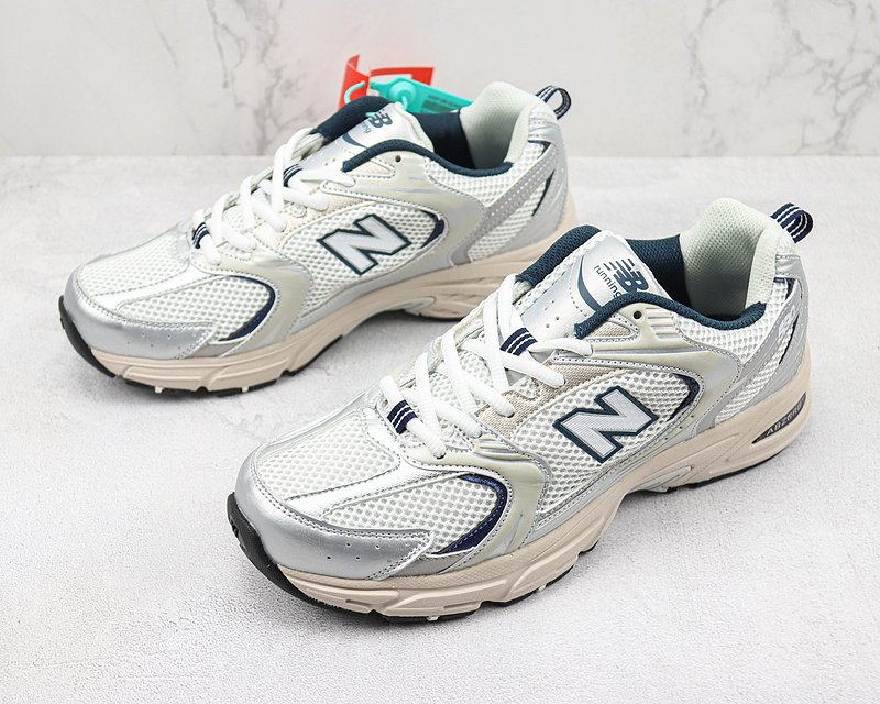 New Balance 530 "Steel Grey/Silver/White/Navy" фото № 5