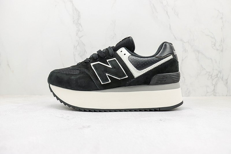 New Balance 574+ WL574ZAB "Black" фото № 2