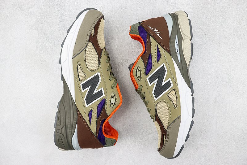 Teddy Santis x New Balance 990V3 "Green/Brown/Beige" фото № 7