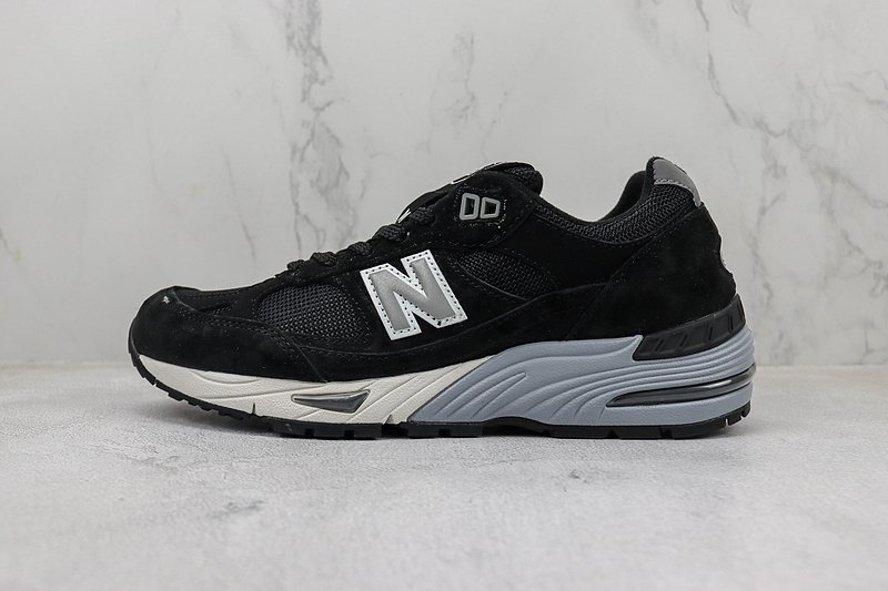 New Balance 991 "Black/Silver" фото № 2