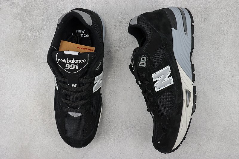 New Balance 991 "Black/Silver" фото № 7