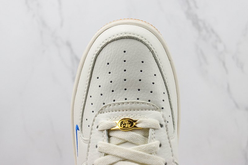 Nike Air Force 1 Low 40th Anniversary "Off White/Sapphire Blue" фото № 4