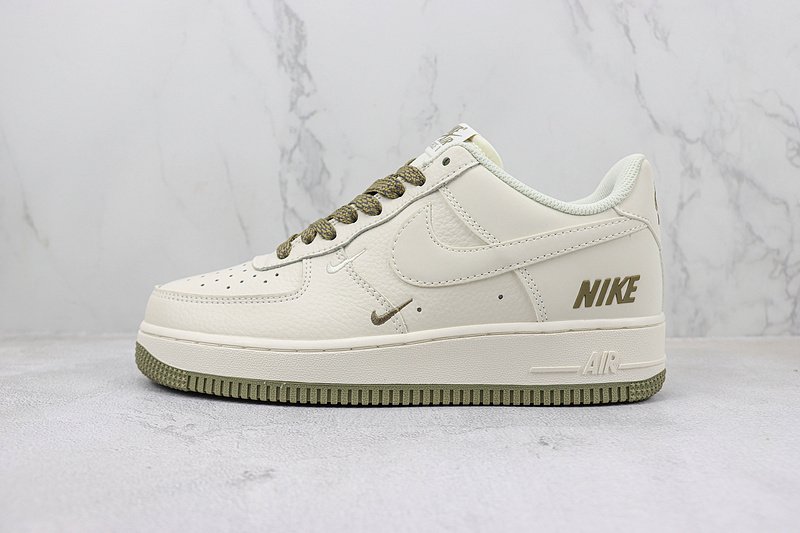 Nike Air Force 1 Low "Off White/Green Logo" фото № 2