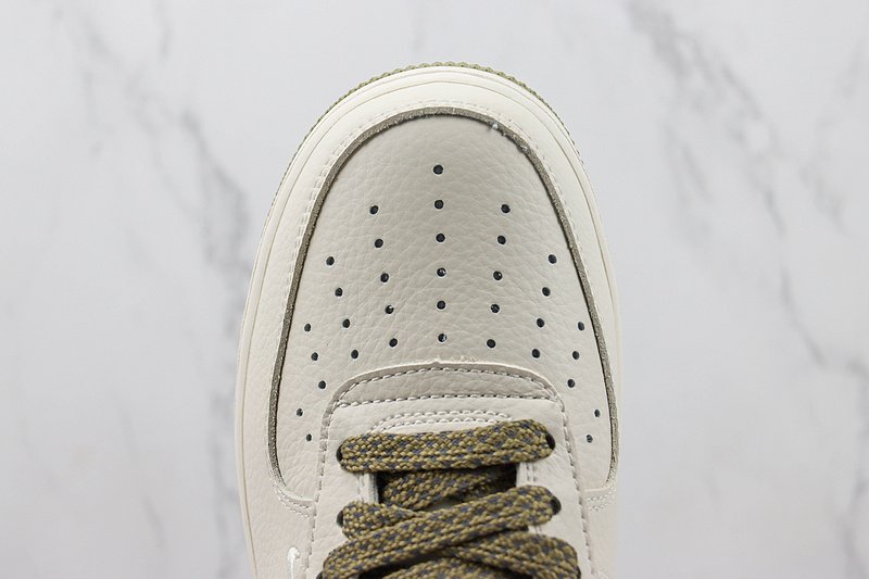 Nike Air Force 1 Low "Off White/Green Logo" фото № 4