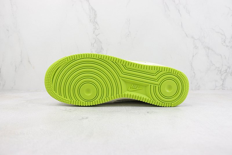 Nike Air Force 1 Low "Off White/Apple Green" фото № 8