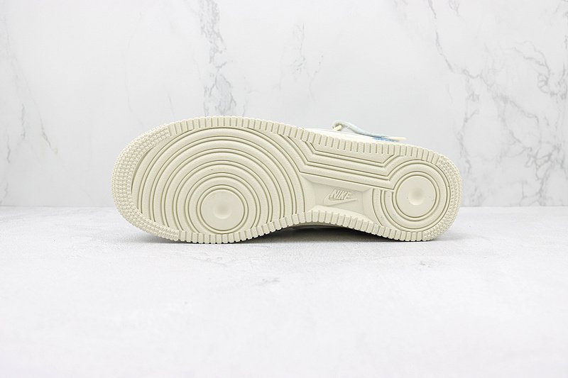 Nike Air Force 1 Mid "Denim Hole Silk" фото № 8