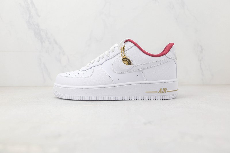 Nike Air Force 1 Low "Just Do It/White/Red" фото № 2