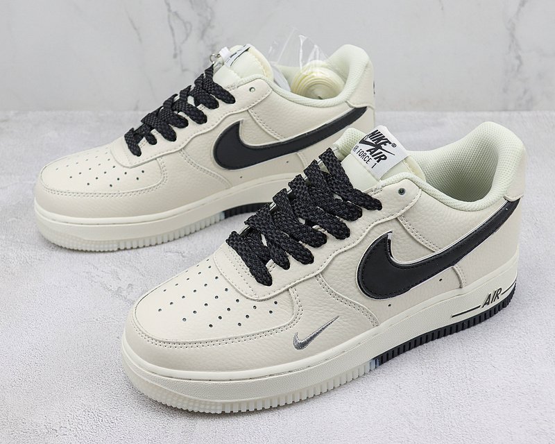 Nike Air Force 1 Low "Wheat White/Black/Silver Gradient" фото № 5