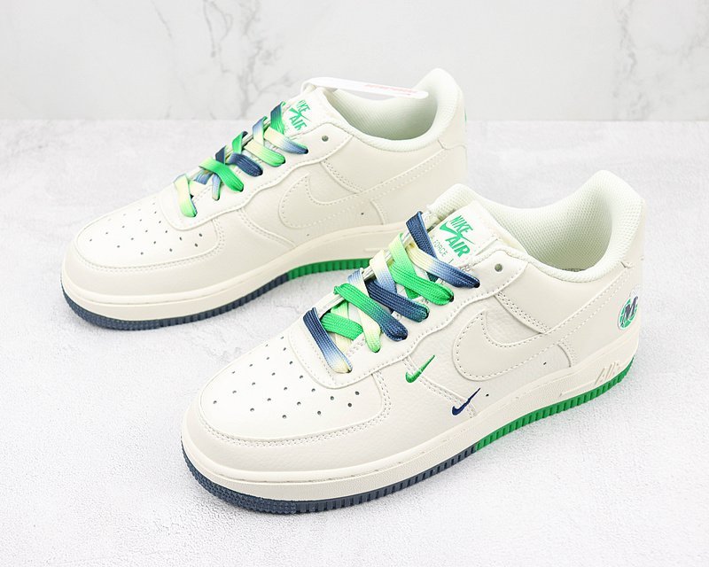 Nike Air Force 1 Low "Midnight Blue/Green/White" фото № 5