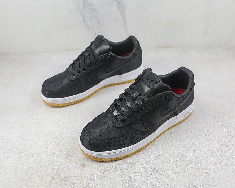 Clot x Nike Air Force 1 Low "Black/Monogram" фото № 5