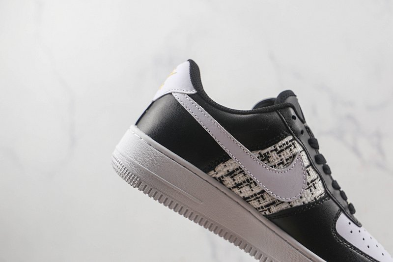 Nike Air Force 1 Low "Black/Yellow/White" фото № 3