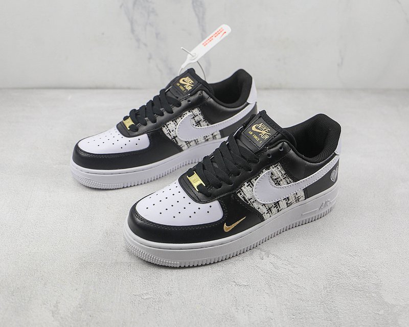 Nike Air Force 1 Low "Black/Yellow/White" фото № 5