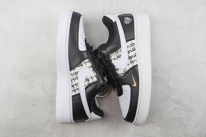 Nike Air Force 1 Low "Black/Yellow/White" фото № 7