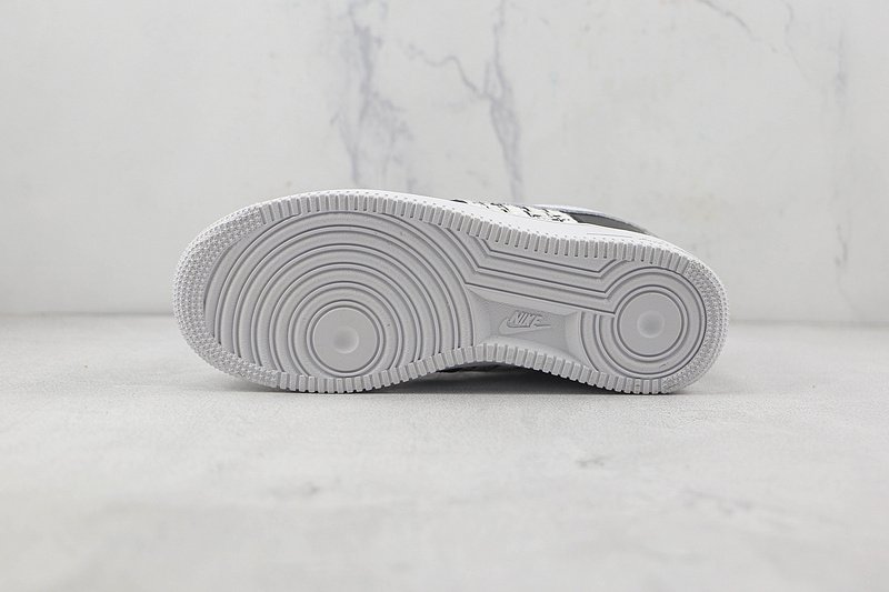 Nike Air Force 1 Low "Black/Yellow/White" фото № 8