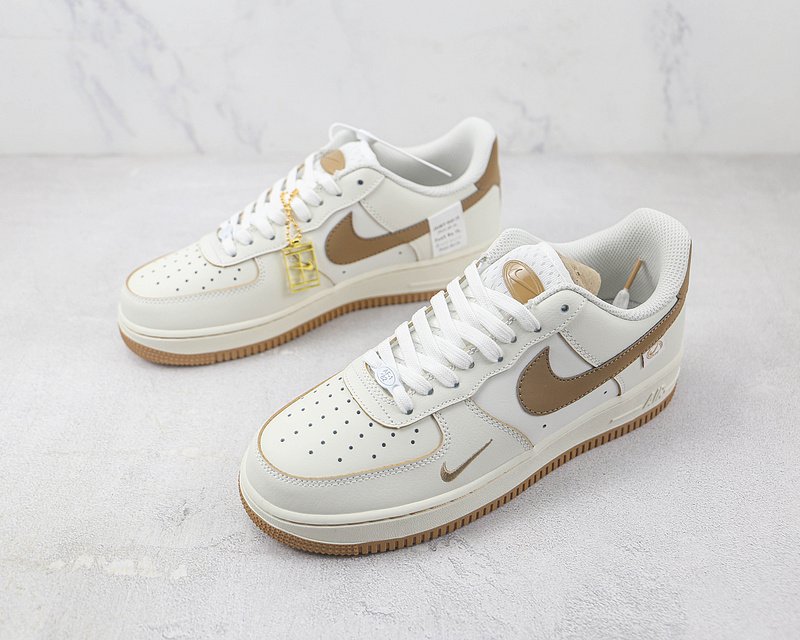 Nike Air Force 1 Low "Mocha Brown/Cream White" фото № 5