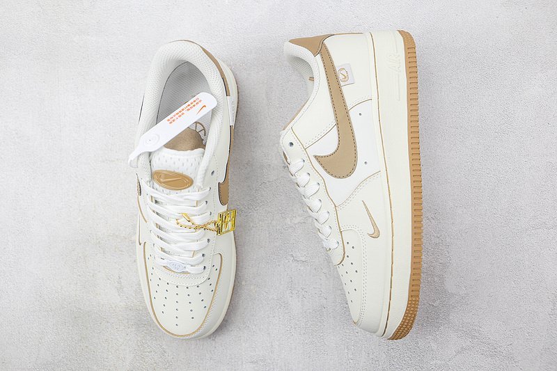 Nike Air Force 1 Low "Mocha Brown/Cream White" фото № 7