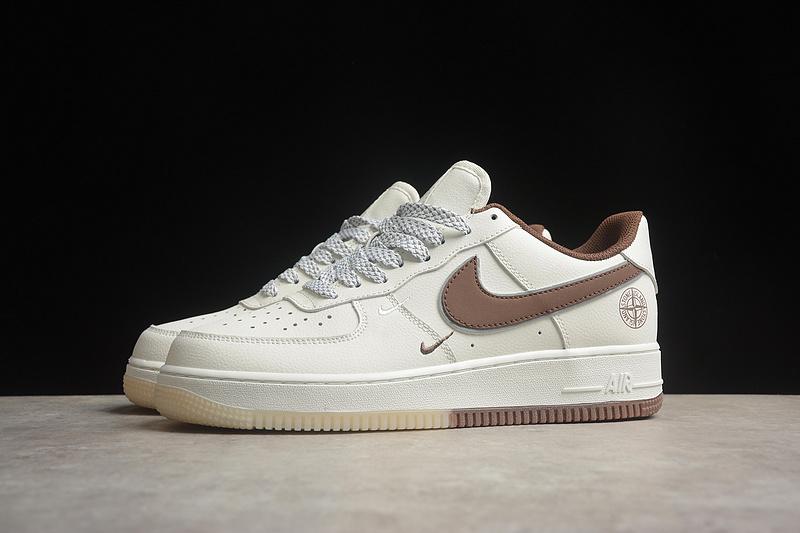 Stone Island x Nike Air Force 1 "Earthy Brown" фото № 5