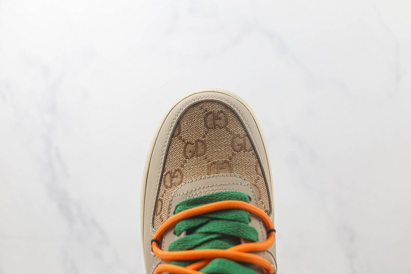 Gucci x Air Force 1 Low "Brown/Green/Orange" фото № 4