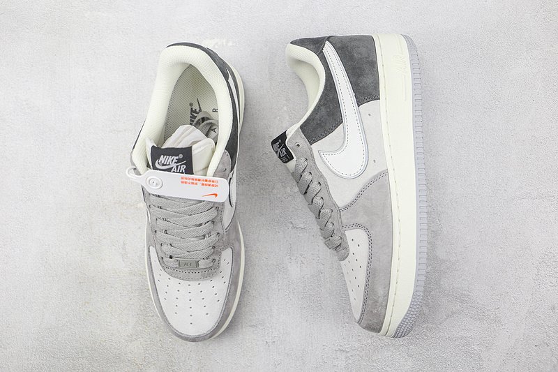 Nike Air Force 1 Low "Grey/Black/White" фото № 7