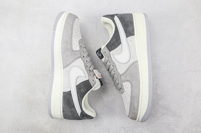 Nike Air Force 1 Low "Grey/Black/White" фото № 6