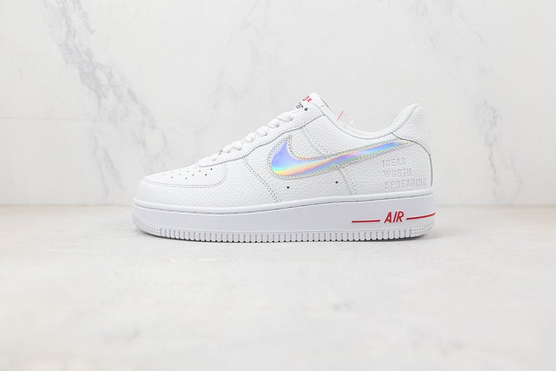 TED x Portland x Nike Air Force 1 07 Low "White Multi-Color Swoosh" фото № 2