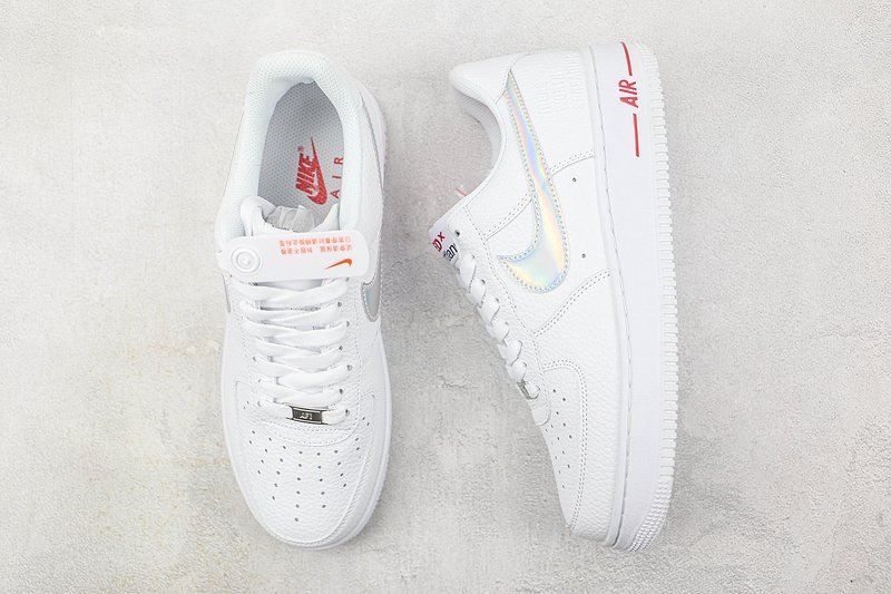 TED x Portland x Nike Air Force 1 07 Low "White Multi-Color Swoosh" фото № 7