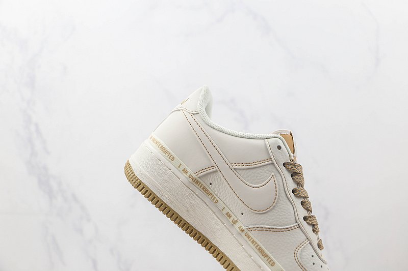 Uninterrupted x Nike Air Force 1 "MORE THAN/Khaki Signature Graffiti" фото № 3