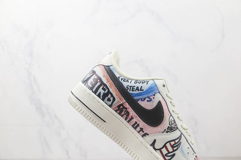 EDC A$AP Rocky VLONE x Nike Air Force 1 Low "IDGraffiti Customs" фото № 3